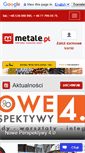 Mobile Screenshot of metale.pl